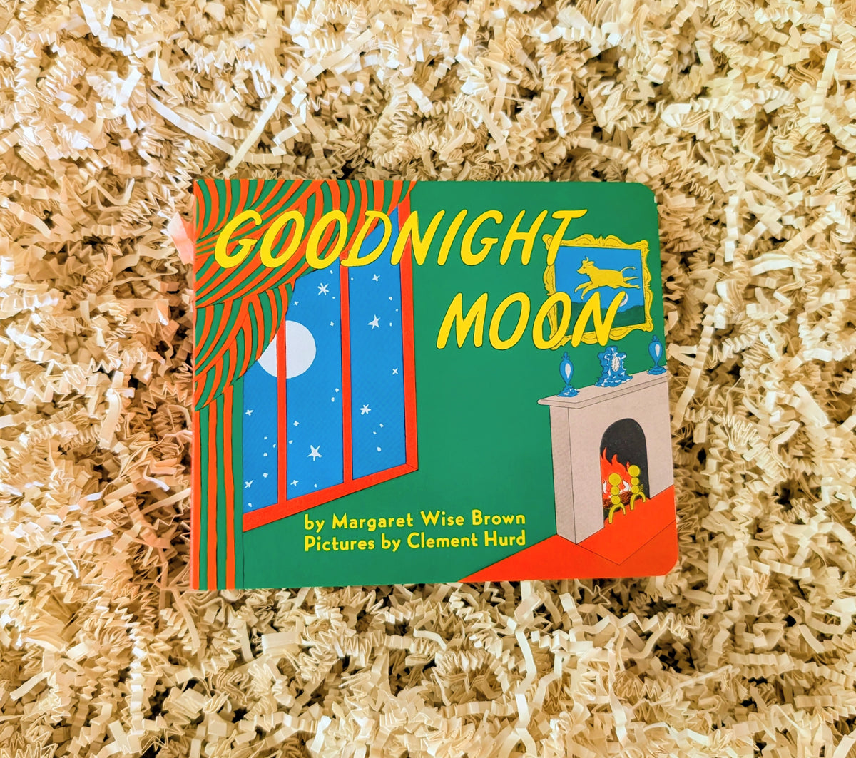 Moon - Baby Book Gift Box | Goodnight Moon and Kitten's First Full Moon Book Bundle with Owl Lovey