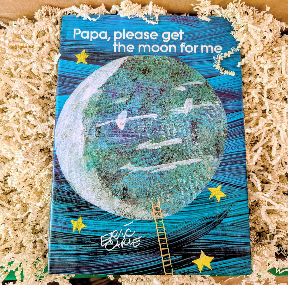 Moon - Baby Book Gift Box | Goodnight Moon and Kitten's First Full Moon Book Bundle with Owl Lovey