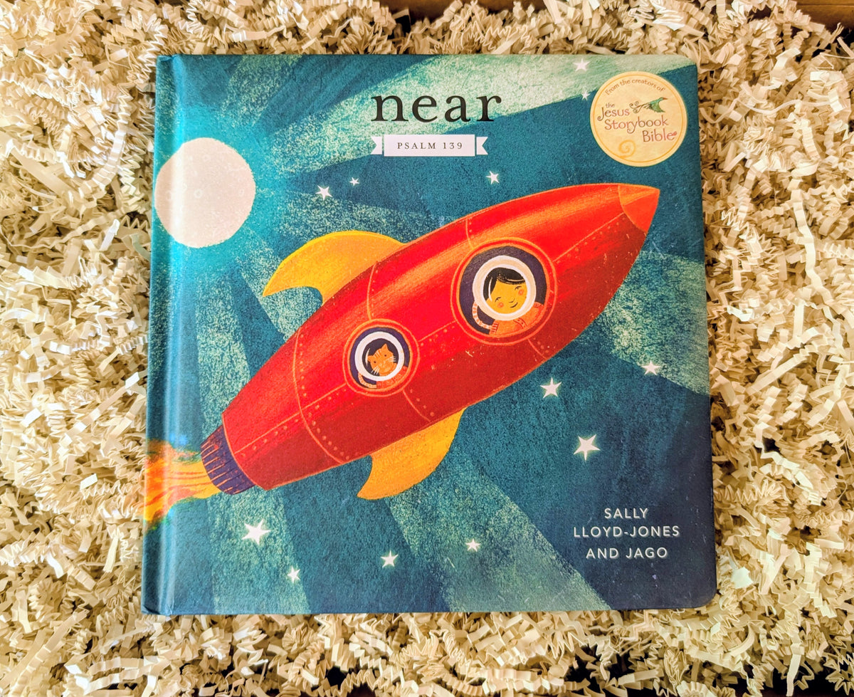 Bible Stories - Baby Book Gift Box | Near - Psalm 139 & God Made You Too Book Bundle with Lamb Lovey