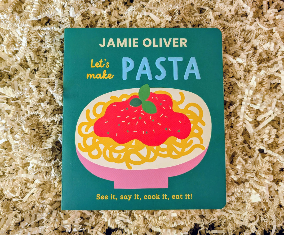 Food - Baby Book Gift Box | Stir Crack Whisk Bake & Eating the Alphabet Book Bundle with Veggie Teether Toy