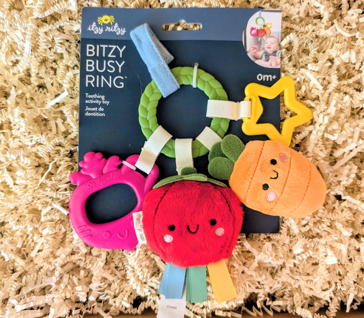 Food - Baby Book Gift Box | Stir Crack Whisk Bake & Eating the Alphabet Book Bundle with Veggie Teether Toy