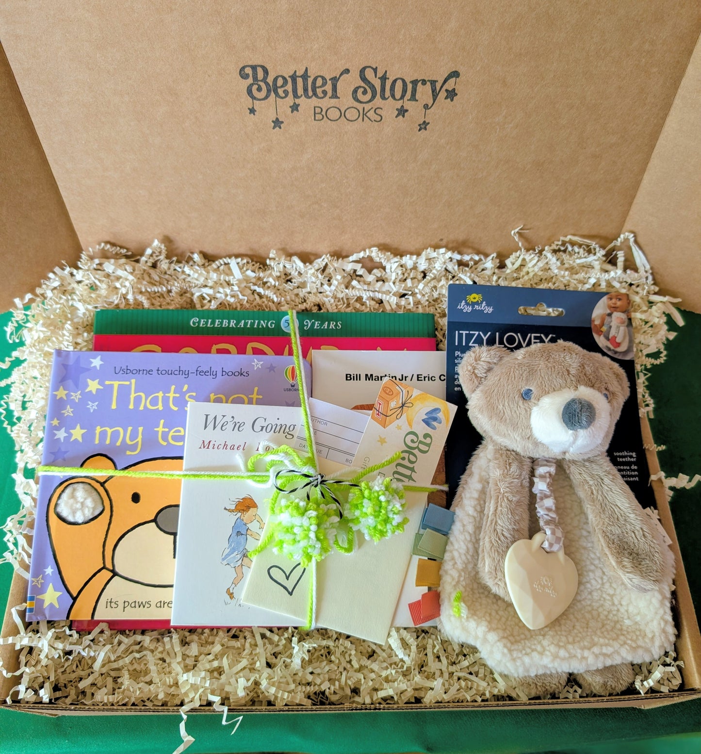 Bear Baby Gift Box & Book Bundle | Corduroy & Brown Bear Book Bundle with Teddy Lovey