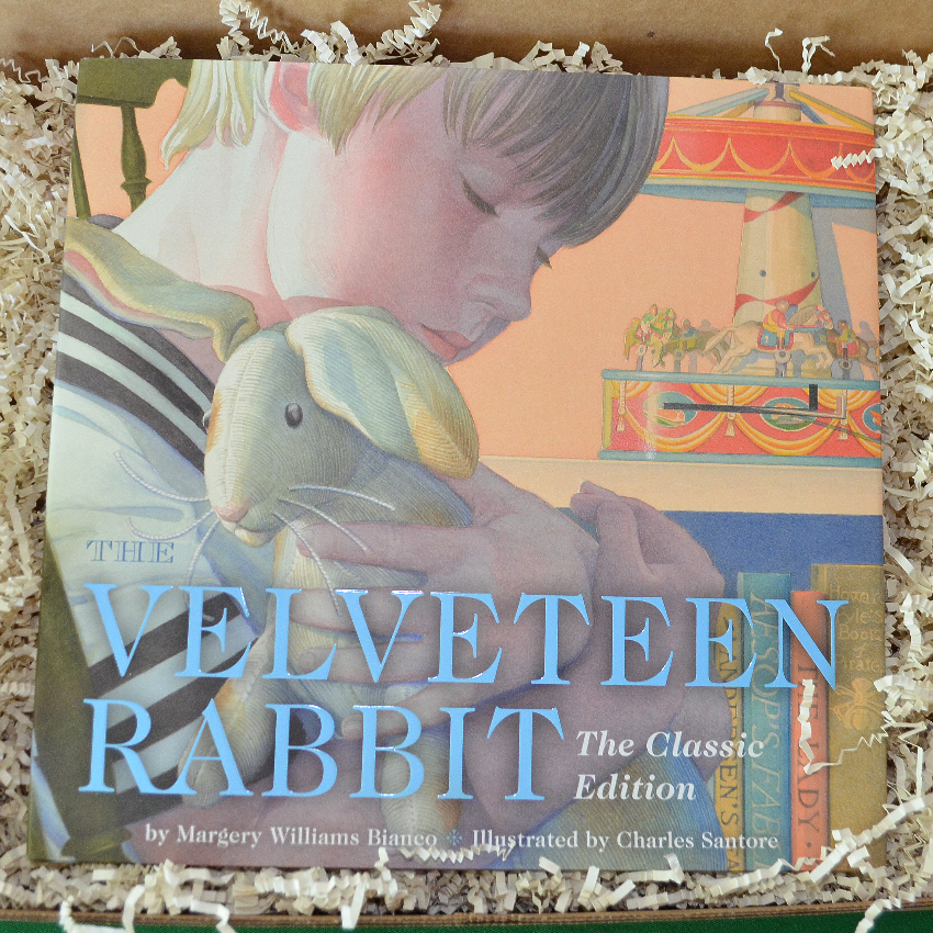 Bunny Baby Gift Box & Book Bundle | Velveteen Rabbit & I am a Bunny Book Bundle with Bunny Lovey