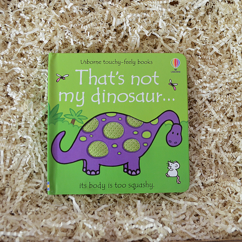 Dinosaur Baby Gift Box & Book Bundle | How do Dinosaurs Say Good Night Book Bundle with Dino Lovey